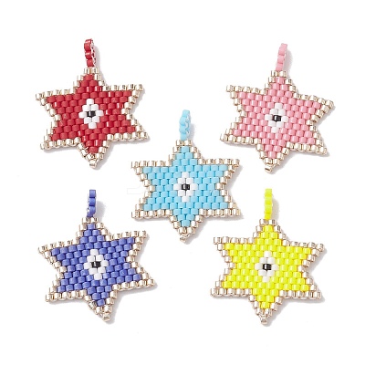 Handmade MIYUKI Delica Seed Loom Pattern PALLOY-MZ00173-1
