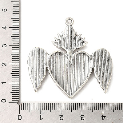 Tibetan Style Alloy Pendants PALLOY-M217-01A-AS-1