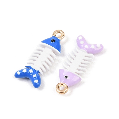 Alloy Enamel Pendants ENAM-A012-17A-G-1