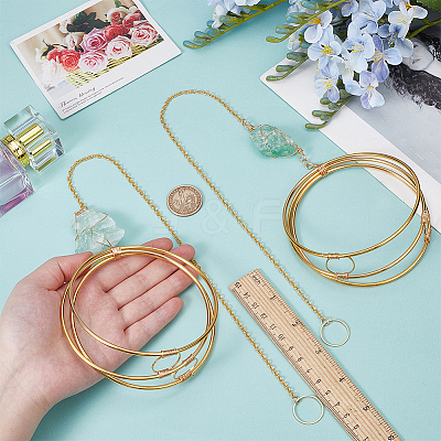 2Pcs Iron Plant Hanger HJEW-OC00164-1