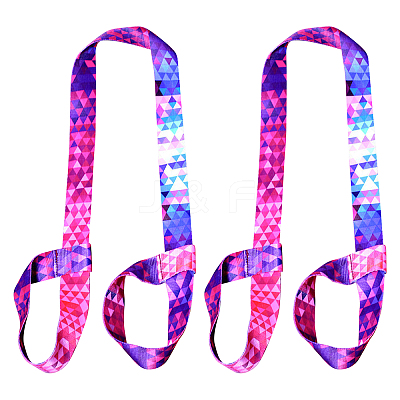 2 Pcs Polyester Yoga Mat Strap AJEW-GF0003-47-1