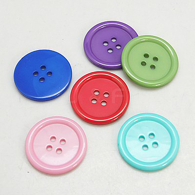 Resin Buttons RESI-D030-15mm-M-1