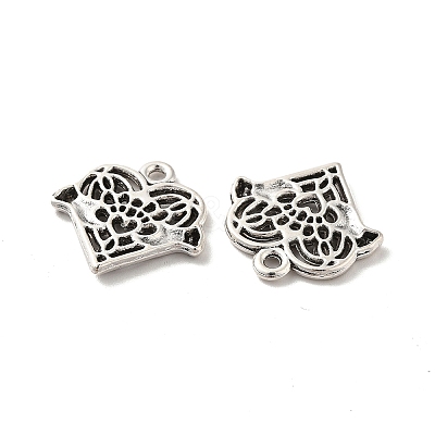 Tibetan Style Alloy Pendants TIBE-B001-63AS-1