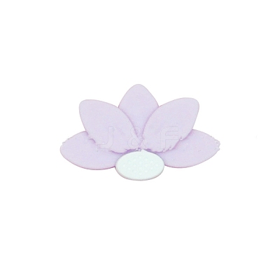 Lotus Food Grade Eco-Friendly Silicone Beads SIL-WH0013-50I-1