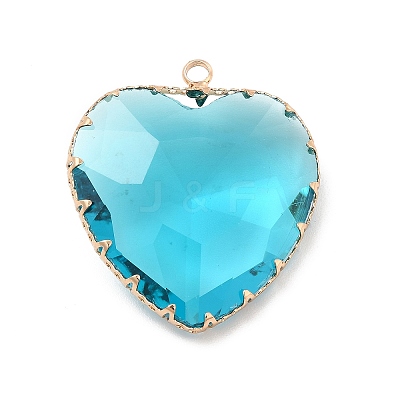 K9 Glass Pendants KK-E071-07KCG-06-1