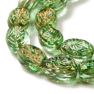 Transparent Glass Beads Strands GLAA-F114-05E-1