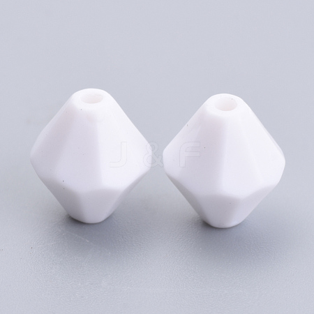 Opaque Acrylic Beads SACR-S300-02A-01-1