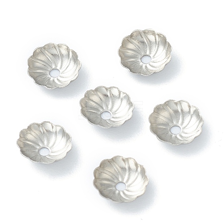 Non-Tarnish 304 Stainless Steel Bead Caps STAS-H149-26A-P-1