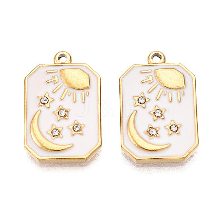 Ion Plating(IP) 304 Stainless Steel Pendants STAS-N107-06A-G-1