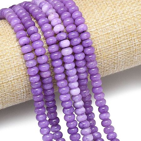 Natural Malaysia Jade Beads Strands G-B165-G01-4x6mm-03-1