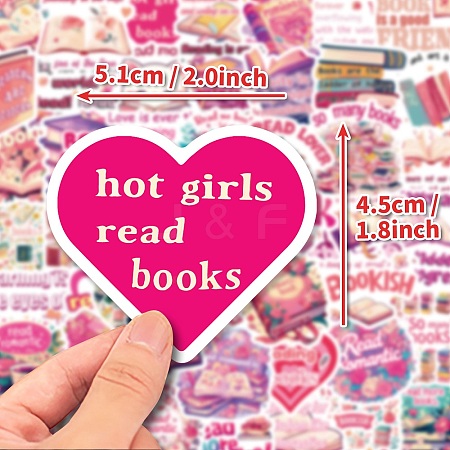 50Pcs Word Paper Self-Adhesive Picture Stickers STIC-C010-14-1