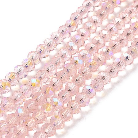 Electroplate Glass Beads Strands LS-EGLA-A034-T6mm-L18-1