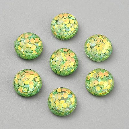 Transparent Resin Cabochons RESI-WH0038-47G-1