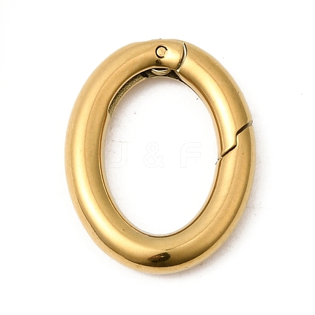 304 Stainless Steel Spring Gate Rings STAS-B128-04G-01-1