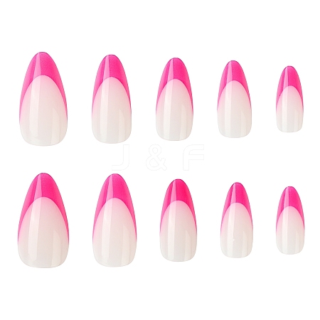 ABS Plastic Full Cover Press On False Nails DIY-CJC0006-12B-1