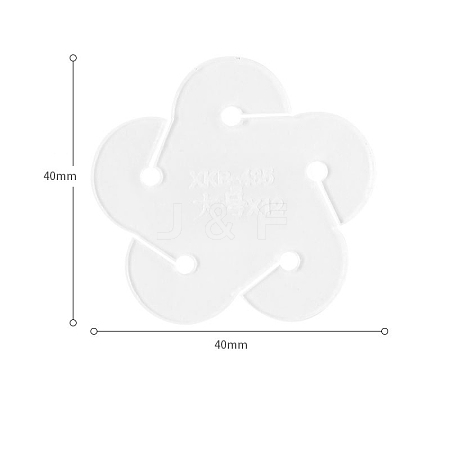 Flower/Smiling Face/Star/Square Acrylic Sheets PW-WG14968-01-1