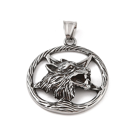 Viking 304 Stainless Steel Pendants STAS-S122-02AS-1