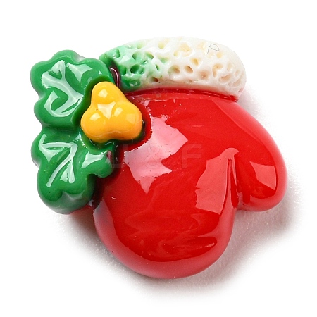 Christmas Opaque Resin Cabochons LS-RESI-K027-21A-1
