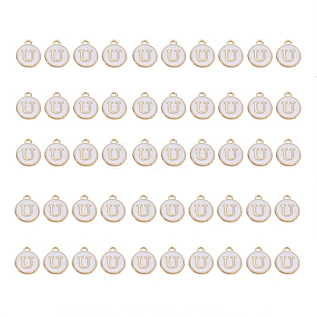 Golden Plated Alloy Charms ENAM-SZ0001-25A-U-1
