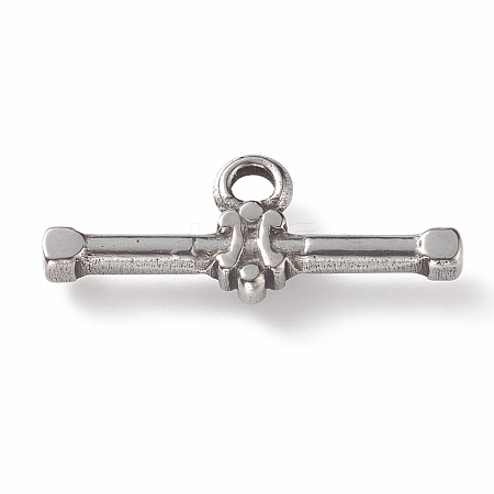 304 Stainless Steel Toggle Clasps Parts STAS-K209-04P-1
