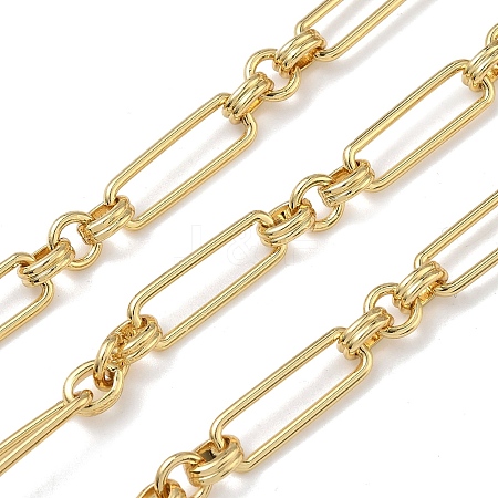 Rectangle Brass Link Chains CHC-H116-04G-1