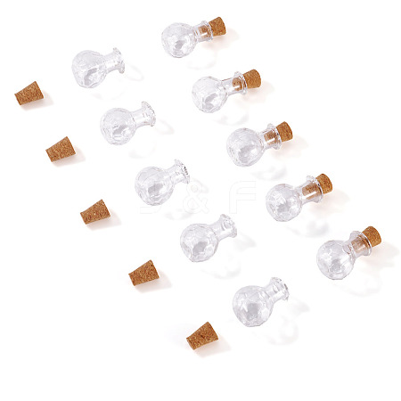 10Pcs Glass Bottles AJEW-TA0002-75-1