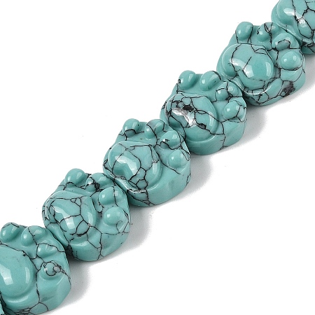 Synthetic Turquoise Beads Strands G-M108-A06-01-1