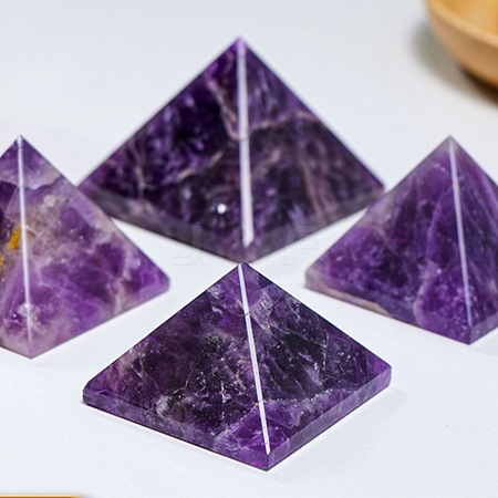 Orgonite Pyramid Natural Amethyst Energy Generators PW-WG57135-02-1