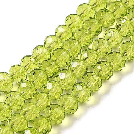 Transparent Baking Paint Glass Beads X1-DGLA-A034-T6mm-D05-1