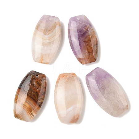 Natural Agate Pendants G-A244-03-1