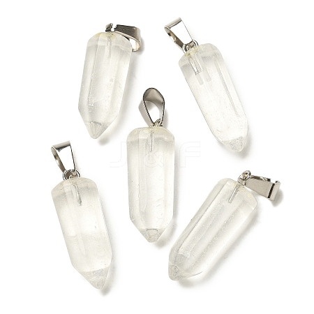 Watermelon Stone Glass Pendants G-Z067-07P-14-1