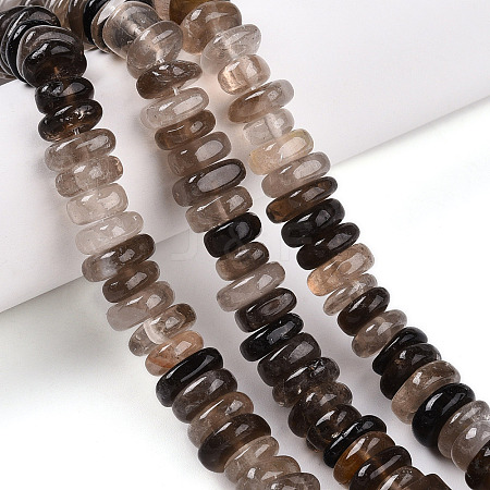 Natural Smoky Quartz Beads Strands G-T141-27-1