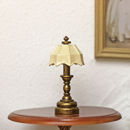 Alloy Miniature Table Lamp with Lampshade MIMO-PW0003-090A-1