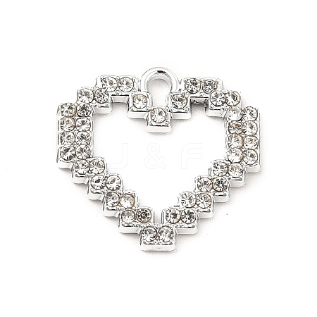 Alloy Crystal Rhinestone Pendaants ALRI-K048-04P-1