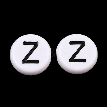 Opaque Acrylic European Beads AC-CBA3BDD-01Z-1