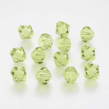 Imitation Austrian Crystal Beads SWAR-F022-10x10mm-252-1