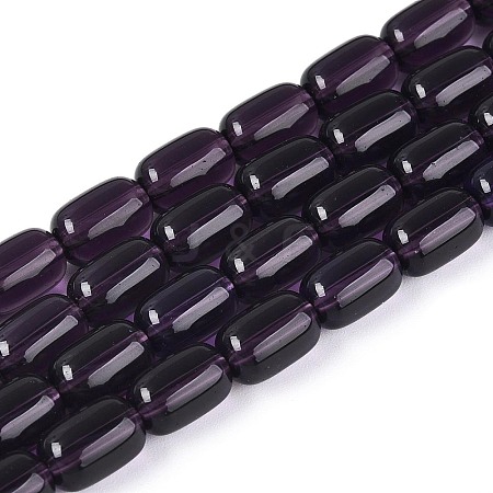 Transparent Glass Beads Strands GLAA-T028-14T-A04-1