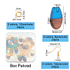 DIY Walnut Wooden Dangle Earring Making Kits DIY-OC0006-84-2