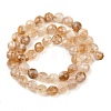 Heated Natural Citrine Beads Strands G-D359-A01-8mm-3