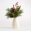 25Pcs Plastic Artificial Pine Needle Branches FIND-CP0003-34-4