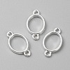 Zinc Alloy Open Back Bezel Connector Charms FIND-WH0139-69B-S-1