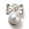 ABS Imitation Pearl Pendants FIND-M041-08P-1