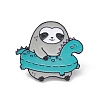 Cute Sloth Enamel Pin JEWB-P015-C01-1