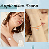 40Pcs 10 Colors Braided Waxed Cord Bracelets for Men Women BJEW-SC0001-71-5