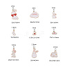 Alloy Enamel Bunny Pendants ENAM-CJ0001-36-2