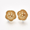 Brass Stud Earring Findings KK-T038-587G-NF-2