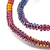 Baking Painted Synthetic Non-magnetic Hematite Beads Strands G-C136-I01-01-3