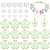120Pcs Acrylic Bead Caps OACR-PA0002-13C-1