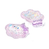 Transparent Epoxy Resin Decoden Cabochons CRES-I030-03D-2