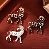 Horse Enamel Pins JEWB-H036-03KCG-1